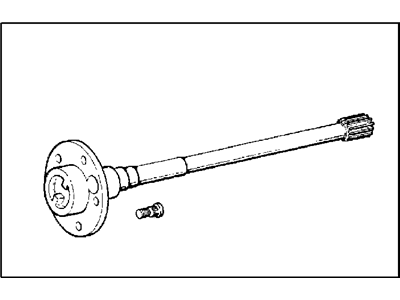 Mopar 4856333 Rear Axle Assembly (Left)