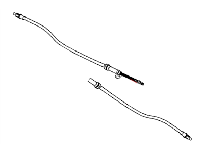 Mopar 68066189AF Cable-Parking Brake