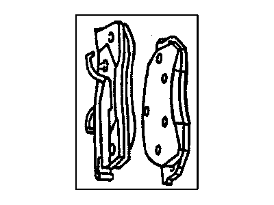 Mopar 4897664AA Front Disc Brake Pad Kit