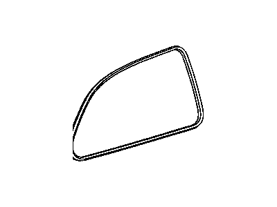 Mopar 5020964AD WEATHERSTRIP-Rear Aperture Panel Glass