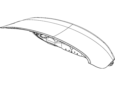 Mopar 68145914AA DECKLID