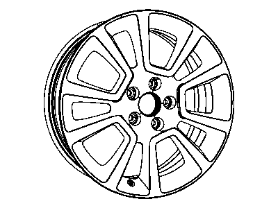 Mopar 1JX81GSAAB Wheel Rim