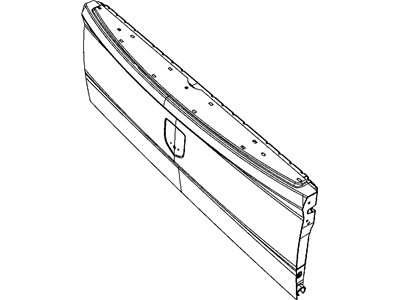 Mopar 55277397AE TAILGATE