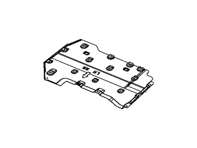 Mopar 68250634AC Shield-Floor Pan