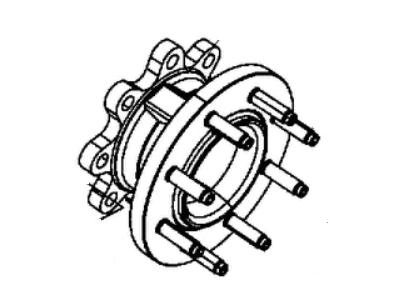 Mopar 5015456AA Front Hub Assembly
