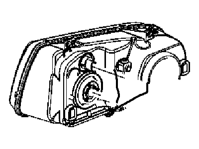 Mopar 4806164AE Headlamp