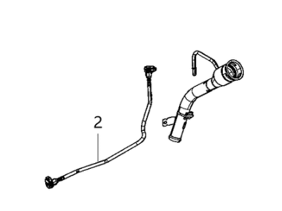 Mopar 68413327AC Tube-Fuel Filler