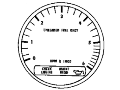 Mopar 4723729 TACHOMETER Assembly (w/Screws & Circuit Board)