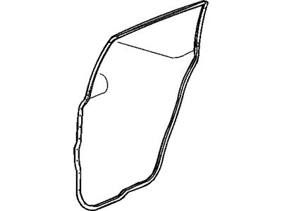 Mopar 4894304AC WEATHERSTRIP-Rear Door Mounted