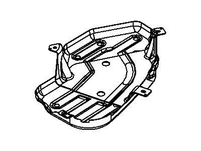 Mopar 68061321AE SKID Plat-Fuel Tank