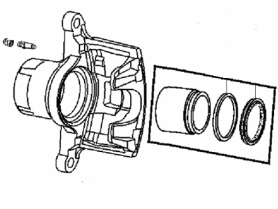 Mopar 68032698AA CALIPER-Disc Brake