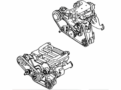 Mopar B0015545 Belt-V-Belt