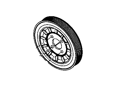 Mopar 68027598AA DAMPER-CRANKSHAFT