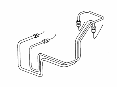 Mopar 68282420AB Tube Assembly-Master Cylinder To HCU
