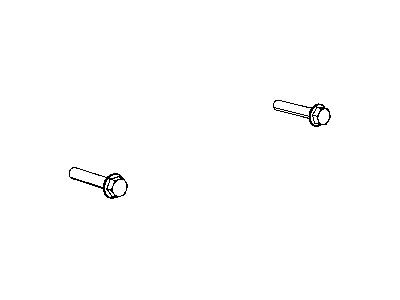Mopar 6104242AA Bolt-HEXAGON FLANGE Head