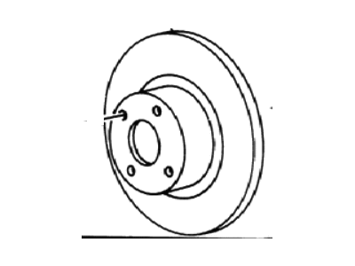 Mopar 4313483 Front Wheel Brake Disc
