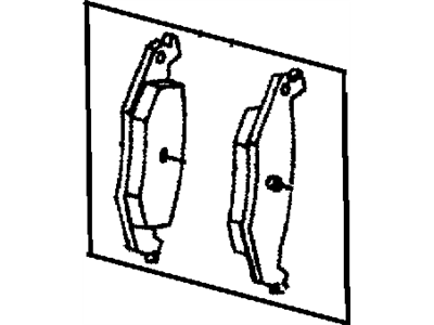 Mopar 5114424AA Rear Disc Brake Pad