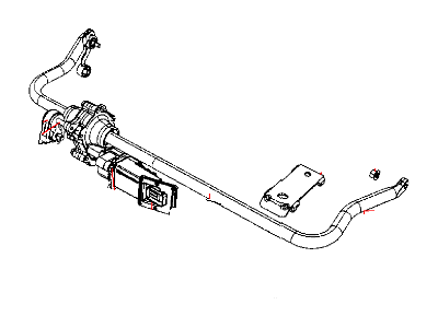 Mopar 52060300AD Bar-Front SWAY