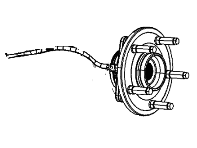 Mopar 2AMVH245AA HUB/BRG-Brake