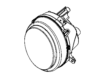 Mopar 5182553AG Composite Headlamp