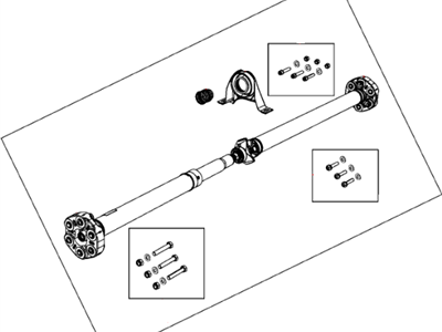 Mopar 4578036AH Rear Drive Shaft