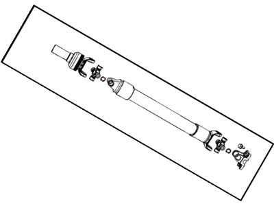 Mopar 52123638AA Rear Drive Shaft