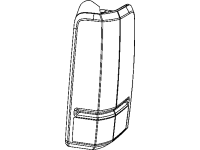 Mopar 55157150AE Lamp-Tail Stop Backup