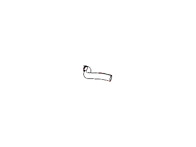 Mopar 55056771AA Hose-Radiator Outlet
