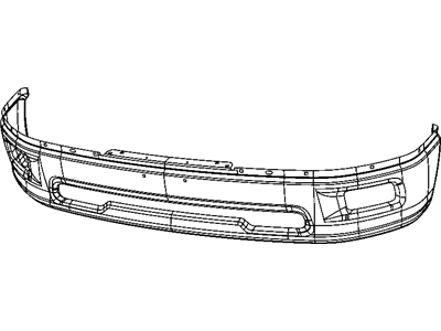 Mopar 1HN79CDMAB Front Bumper Face Bar