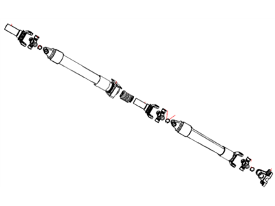 Mopar 52123386AC Rear Drive Shaft