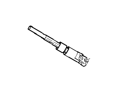 Mopar 4680599AA Steering Shaft