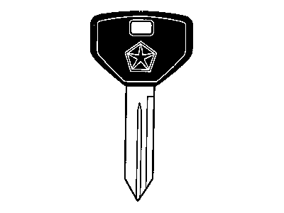 Mopar 68002316AA Key-Blank With Transmitter