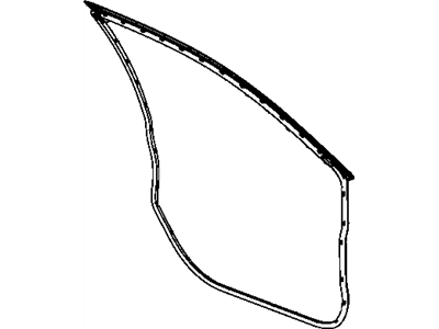 Mopar 5008842AA Front Door Mounted