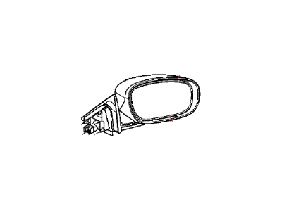 Mopar 1LD58JSCAK Outside Rearview Mirror