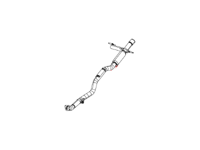 Mopar 68109353AD Front Exhaust Pipe