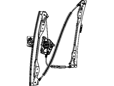 Mopar 68023490AA Front Door Window Regulator