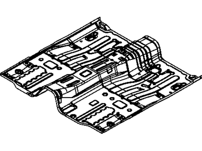 Mopar 5076465AB Pan-Front Floor
