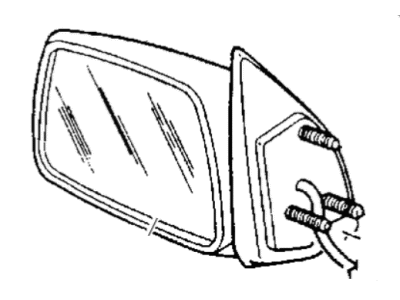 Mopar 4856532 Mirror-Outside Electric Mirror Right