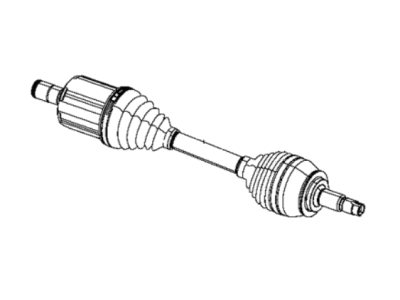 Mopar 68292311AA Axle Half Shaft Left