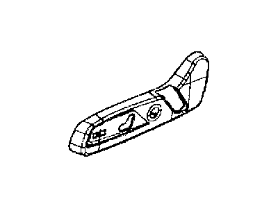 Mopar 1UY33DX9AA Shield-Seat ADJUSTER