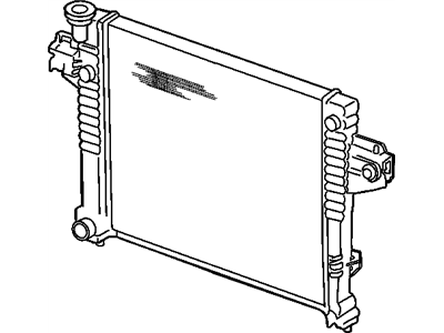 Mopar 5143010AB CONDENSER-Air Conditioning