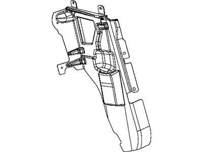 Mopar 68036598AC Shield-Fender