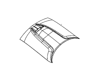 Mopar 68259671AG Hood Panel