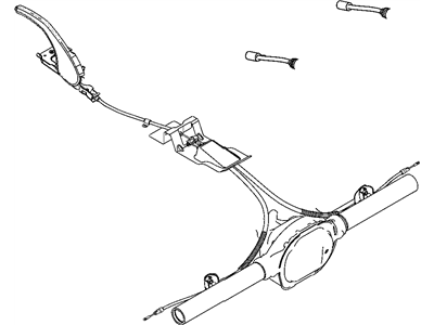 Mopar 68024890AC Cable Pkg-Parking Brake