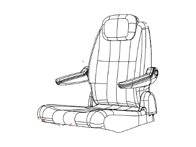 Mopar 1UR16BD1AA Rear Seat Armrest