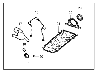 Mopar 68230065AA Gasket Kit-Engine