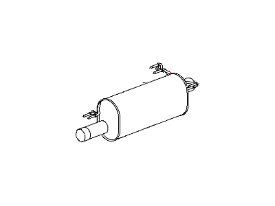 Mopar 52103512AB Exhaust Muffler