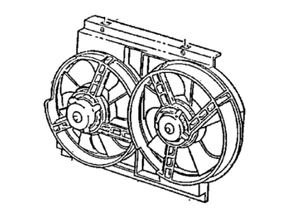 Mopar 4546538 Motor-Radiator Cooling Fan