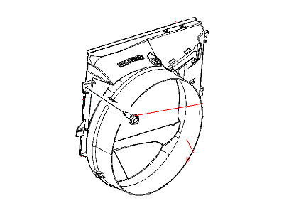 Mopar 52028851AE SHROUD-Fan