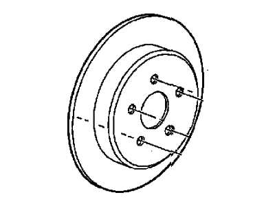 Mopar 2AMV1240AA Rear Disc Brake Rotor